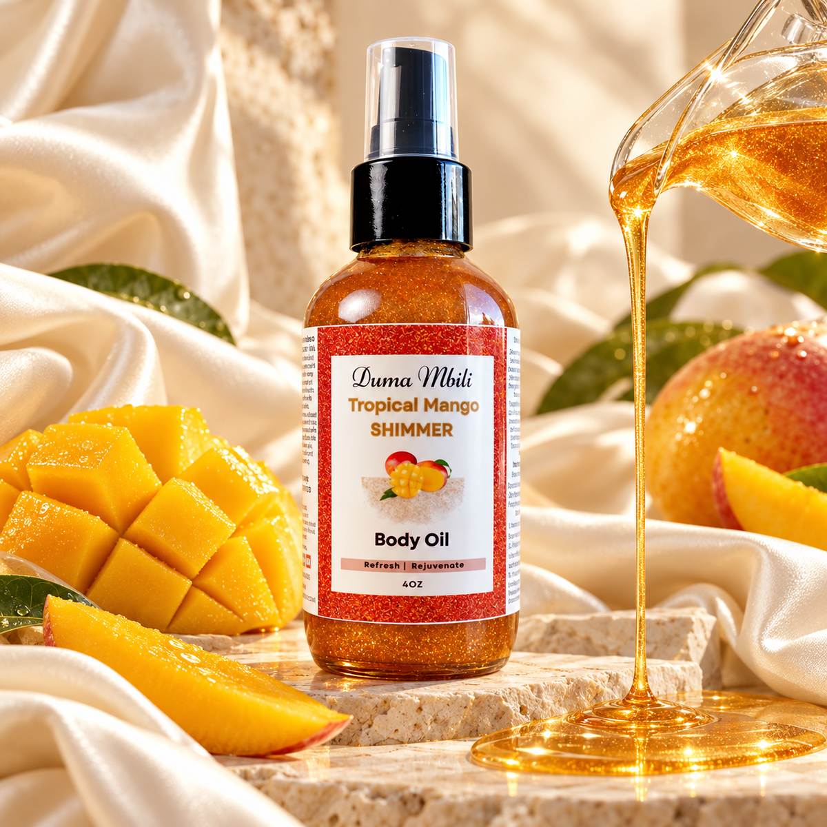 Tropical Mango Shimmer Body Oil-Tropical Mango Shimmer Body Oil