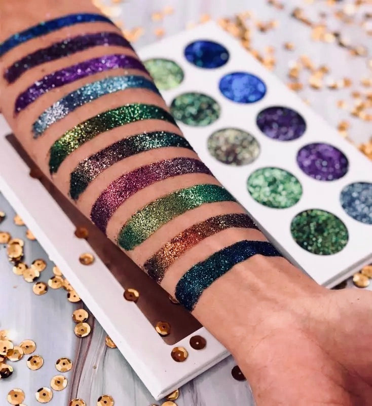 Ashunta Sheriff Beauty Unicorn Multichrome Glitter Shadow Palette-Ashunta Sheriff Beauty Unicorn Multichrome Glitter Shadow Palette