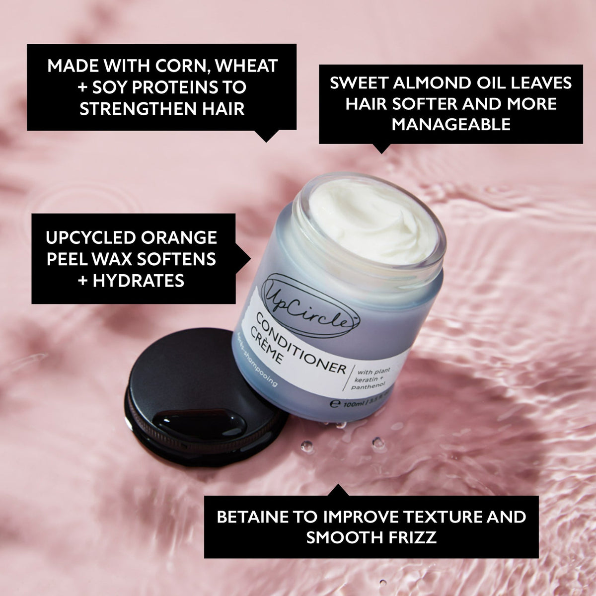 Conditioner Crème with Plant Keratin + Panthenol-Conditioner Crème with Plant Keratin + Panthenol