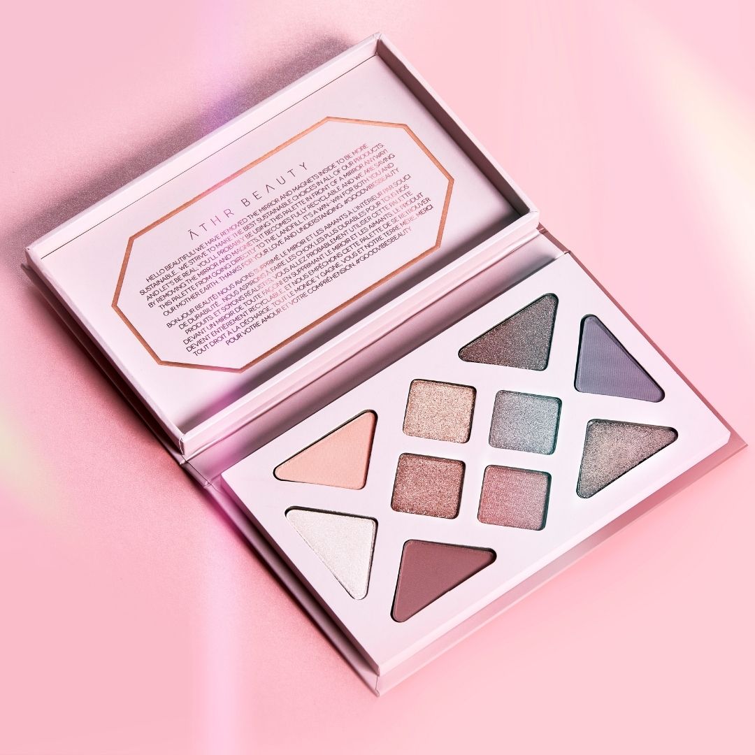Rose Quartz Crystal Eyeshadow Palette-Rose Quartz Crystal Eyeshadow Palette