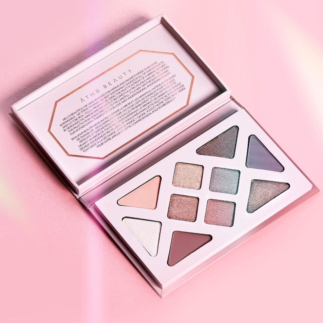 Rose Quartz Crystal Eyeshadow Palette-Rose Quartz Crystal Eyeshadow Palette