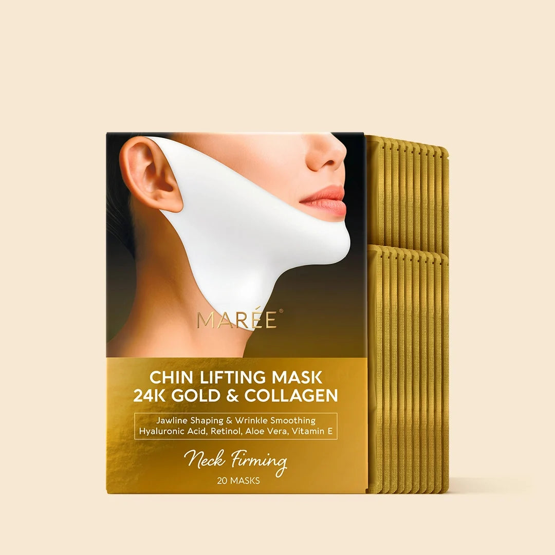 24K Gold V-Line Lifting Mask 20 PCS-24K Gold V-Line Lifting Mask 20 PCS