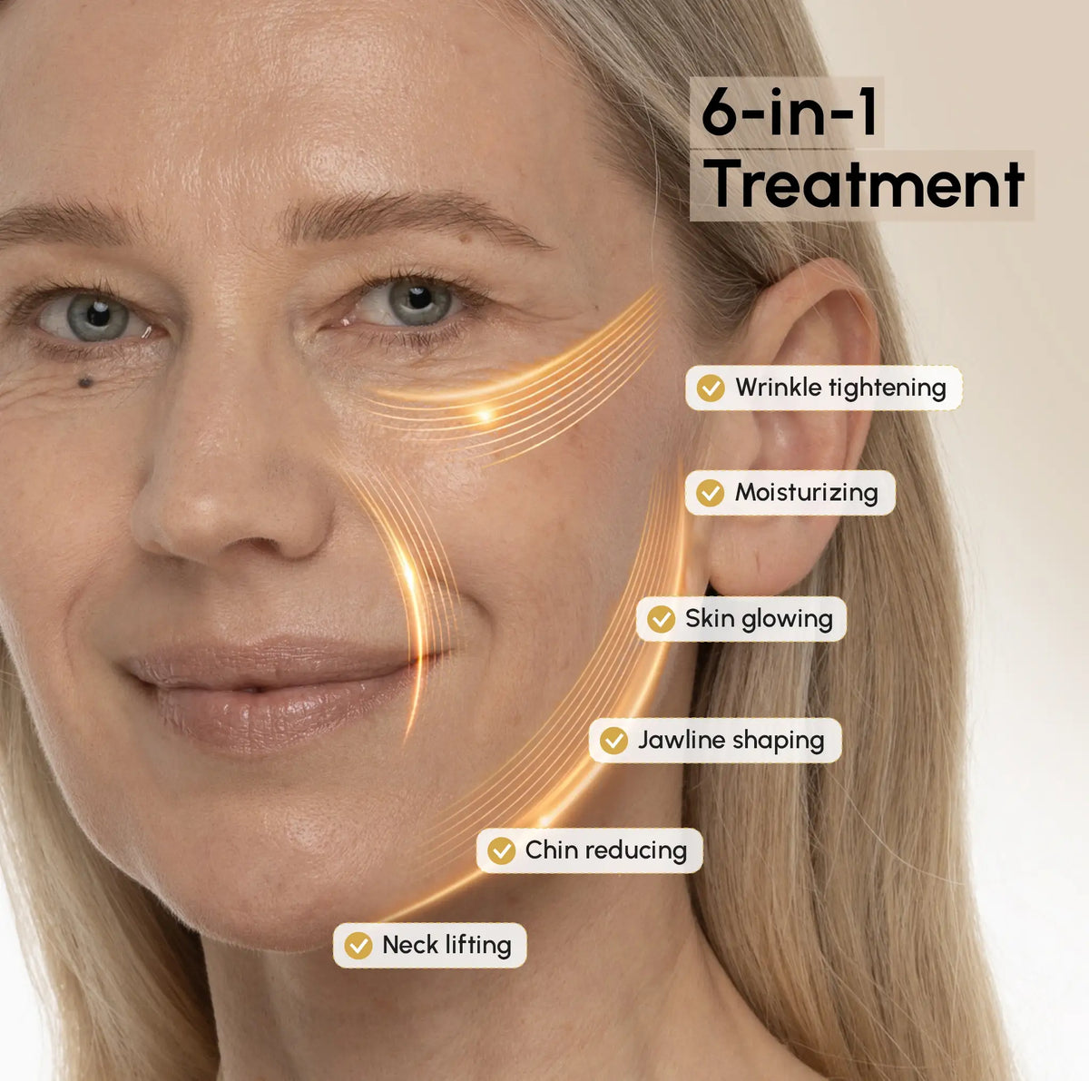 24K Gold Chin & Jawline Lifting Mask-24K Gold Chin & Jawline Lifting Mask