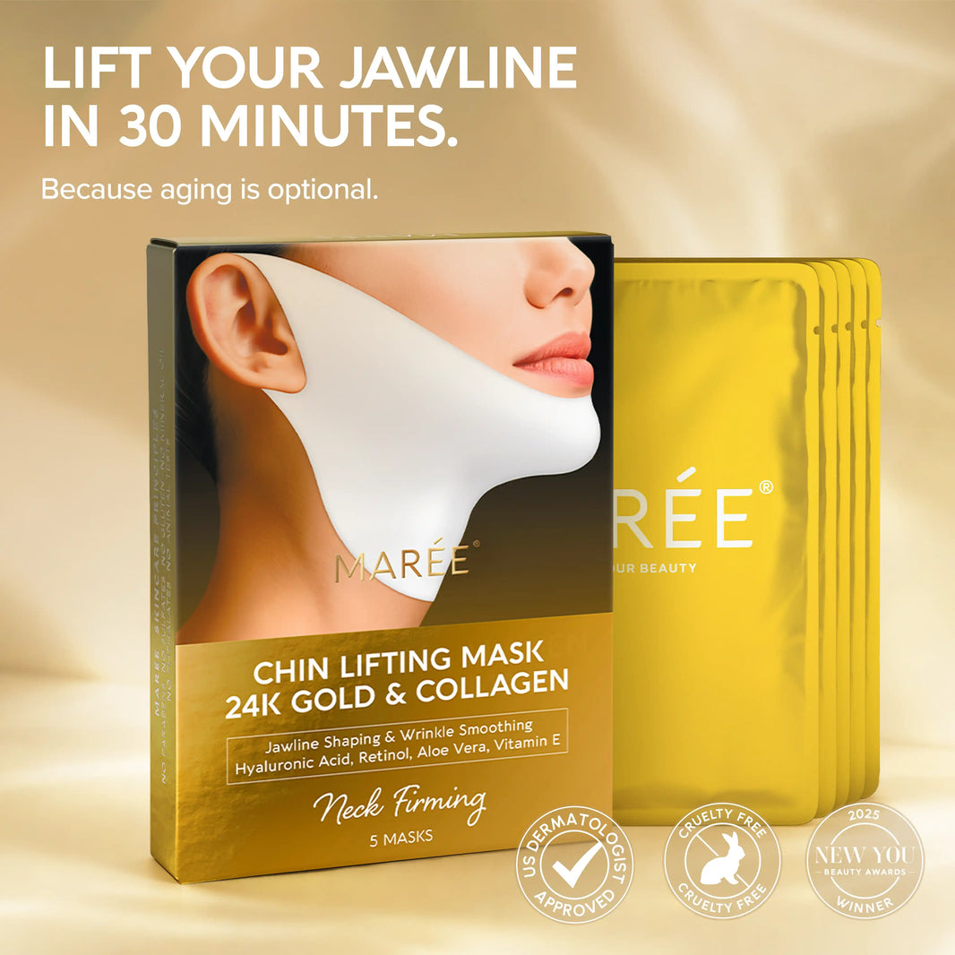 24K Gold Chin & Jawline Lifting Mask-24K Gold Chin & Jawline Lifting Mask
