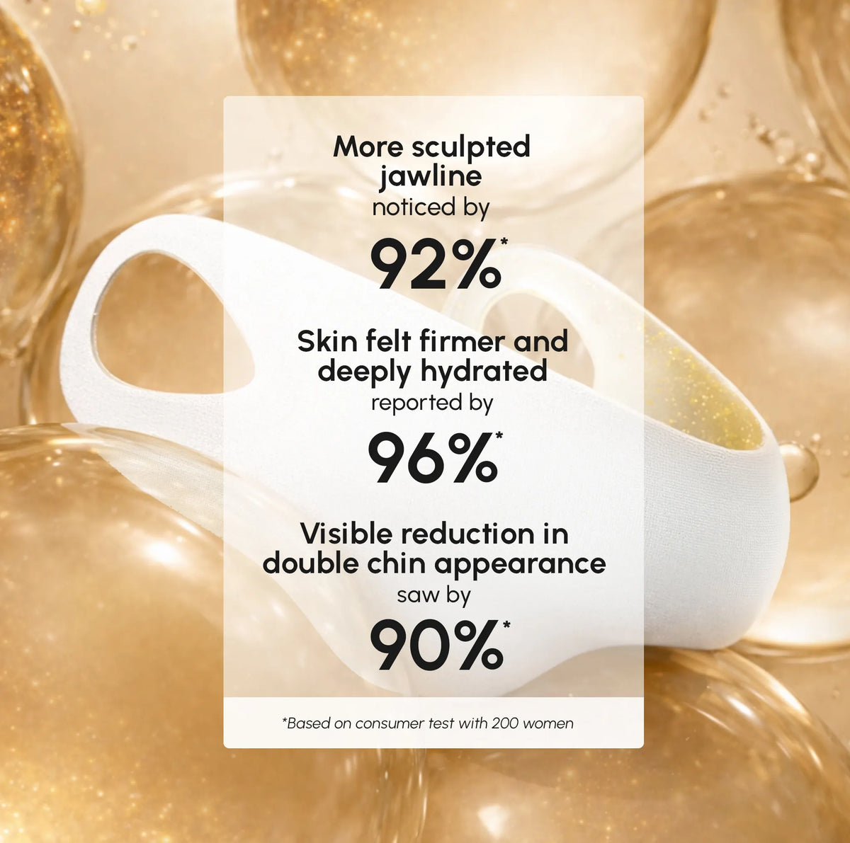 24K Gold Chin & Jawline Lifting Mask-24K Gold Chin & Jawline Lifting Mask