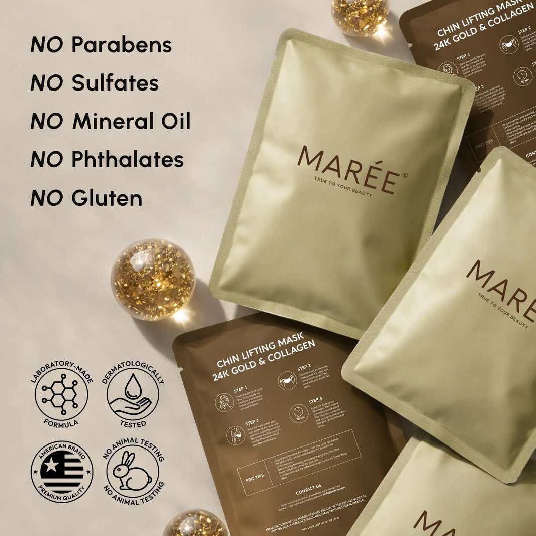 24K Gold Chin & Jawline Lifting Mask-24K Gold Chin & Jawline Lifting Mask