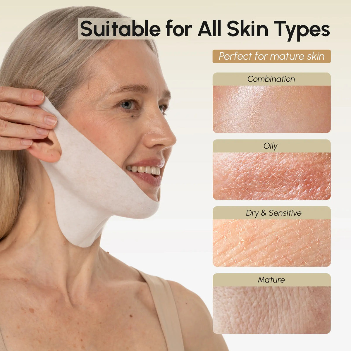 24K Gold Chin & Jawline Lifting Mask-24K Gold Chin & Jawline Lifting Mask