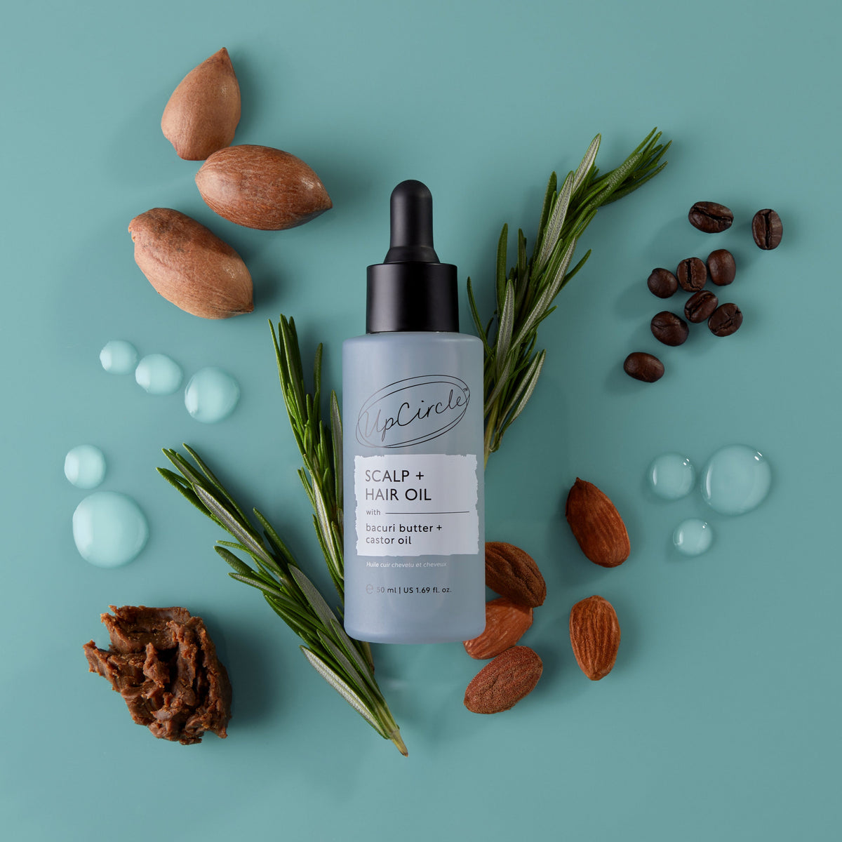 Scalp + Hair Oil with Bacuri Butter + Castor Oil-Scalp + Hair Oil with Bacuri Butter + Castor Oil