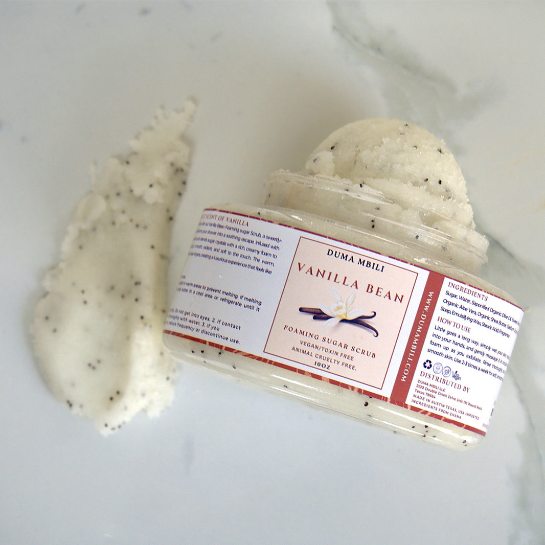 Vanilla Bean Foaming Sugar Scrub-Vanilla Bean Foaming Sugar Scrub