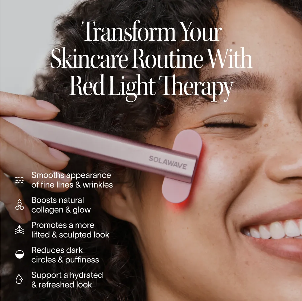 4-in-1 Red Light Therapy Wand & Activating Serum Kit-4-in-1 Red Light Therapy Wand & Activating Serum Kit