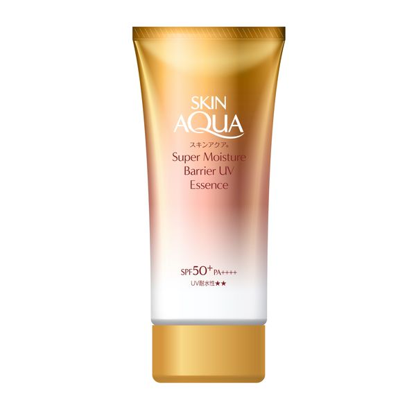 Rohto Skin Aqua Super Moisture Barrier UV Essence SPF 50+ PA++++-Rohto Skin Aqua Super Moisture Barrier UV Essence SPF 50+ PA++++