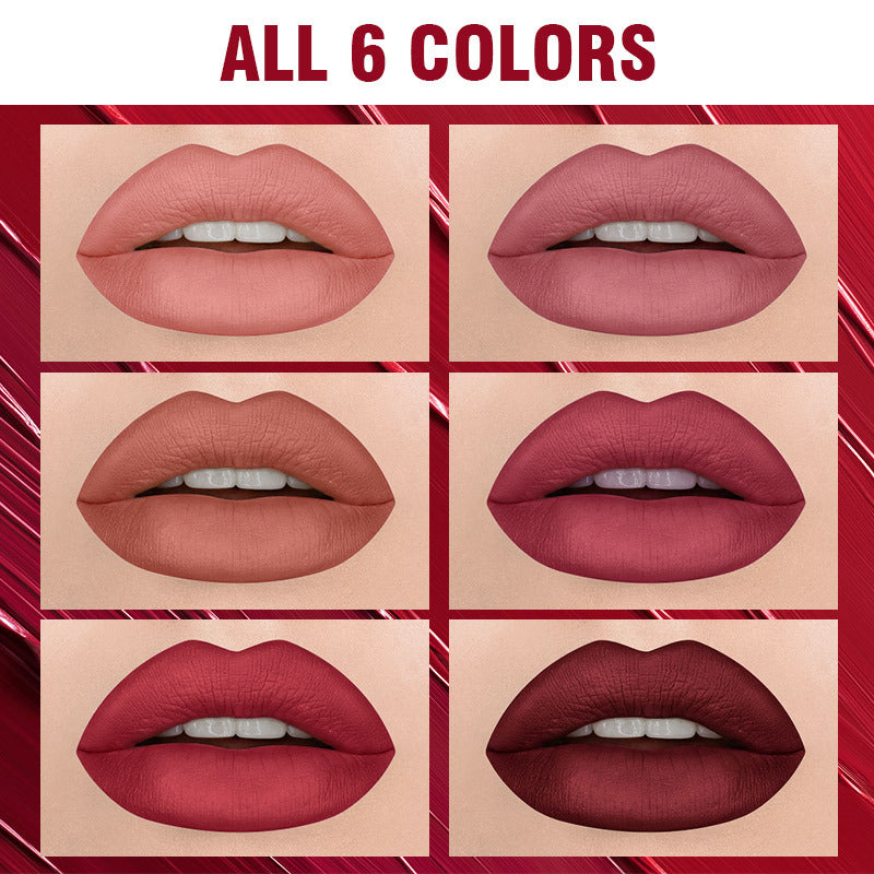 Lipstick 6 Count Set Matte Velvet Lip Gloss-850165479bacc776cdf14104e922bb72