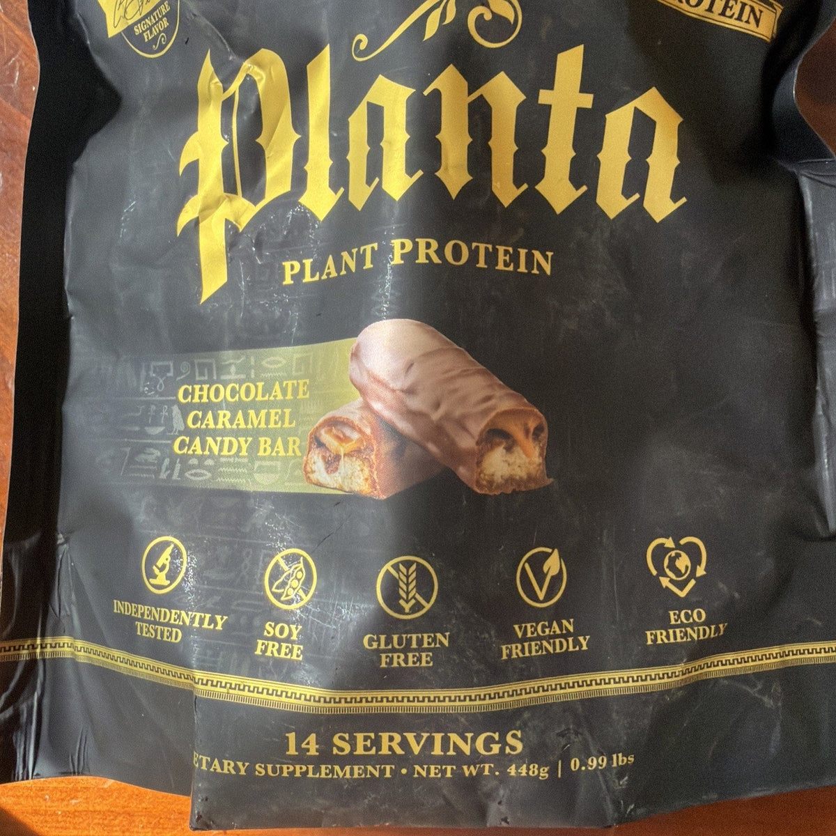 Plant Protein - Chocolate Caramel Candy Bar (14 Servings)-Plant Protein - Chocolate Caramel Candy Bar (14 Servings)