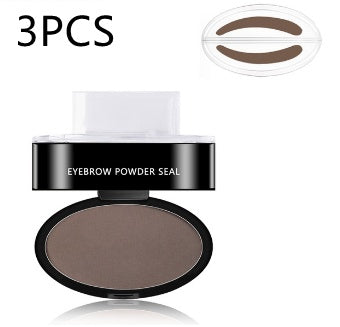 Eyebrow Powder Stamp Tint Stencil Kit Cosmetics Professional Makeup Waterproof Eye Brow Stamp Lift Eyebrow Enhancers Stencil Kit-ef9e7bc0661cb2e82d0308c405b47dea