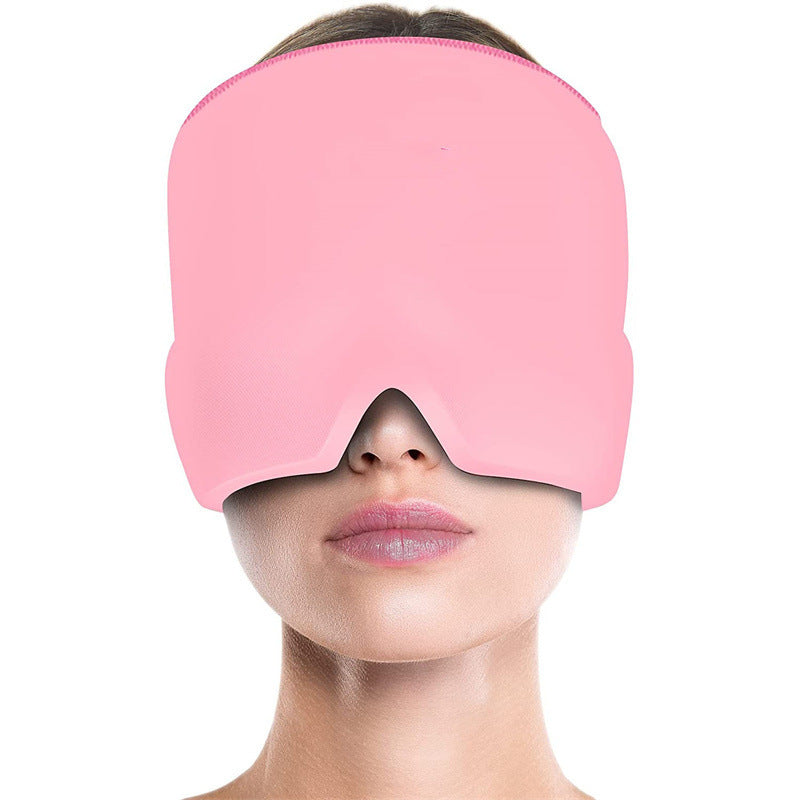 Migraine Relief Hat Cold Therapy Migraine Relief Products Comfortable Head Wrap Ice Pack Eye Mask For Puffy Eyes-32ce3923d372a5e48fdd707e45879d3c