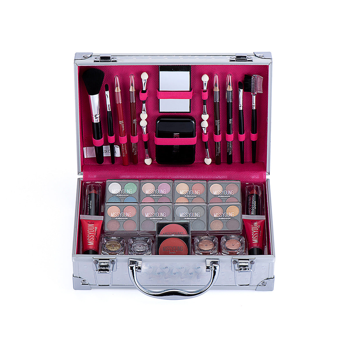 Creative Colorful Eyeshadow Lipstick Cosmetics Set-62c6635c1f7db4db0d64d2ef8f07521a