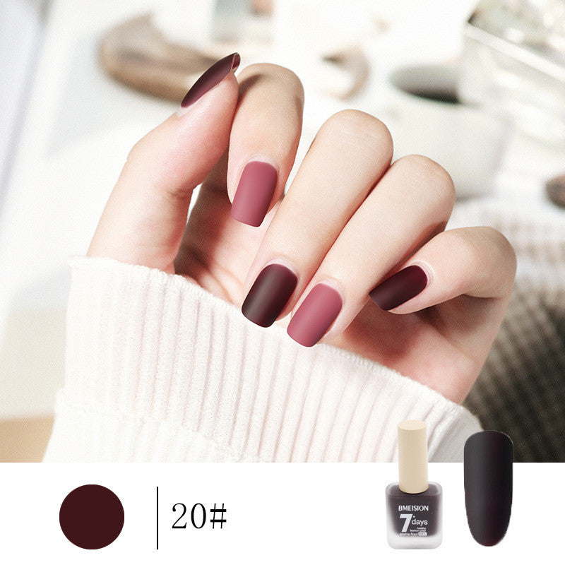 Frosted No-baking Quick-drying Nude Matte Nail Polish-5522166ebbd26ebb9ebfb4889e127ee6