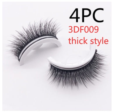 Reusable 3D Mink Lashes Natural False Eyelashes Self Adhesive Fake Glue Free Makeup Eyelash Extension Silk-60e7b7bb35bfb575e3d737425d1d22f3