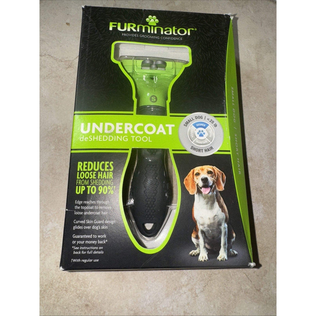 FURminator Deshedding Tool for Small Dogs with Short Hair, Genuine-FURminator Deshedding Tool for Small Dogs with Short Hair, Genuine