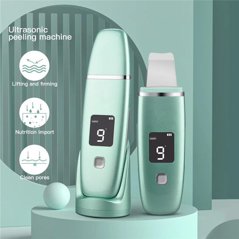 Ultrasonic Vibration Blackhead Remover Deep Cleansing Face Scrubber Pore Cleaner Lifting Machine Facial Led Peeling Shovel-cb9433dba00e0497828464f59f7f78b9