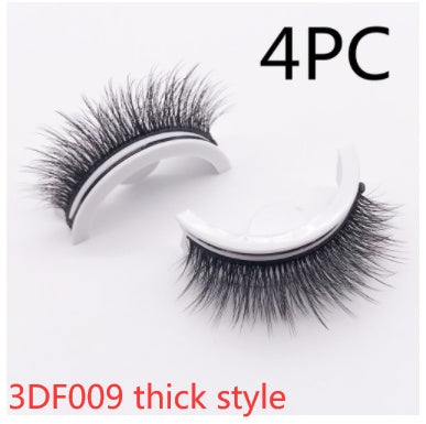 Reusable 3D Mink Lashes Natural False Eyelashes Self Adhesive Fake Glue Free Makeup Eyelash Extension Silk-57833a7363cc6bb6a7356f548f2d338e