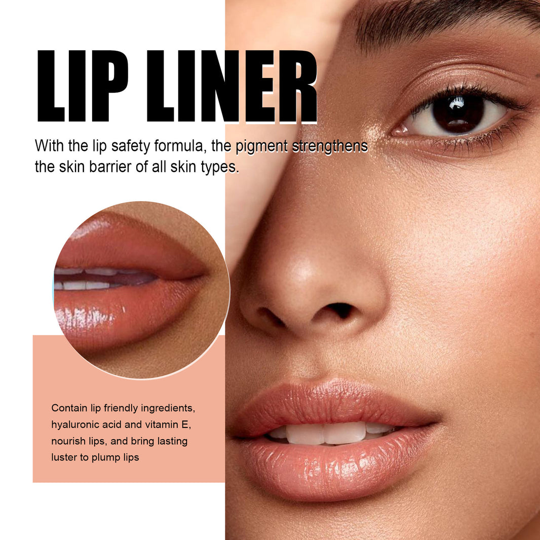 Lip Liner Pen Dark Brown Waterproof Long Lasting Plump Soft Lip Gloss Makeup Cosmetics-853d0f96dbf3c40aae986c42e93d5250