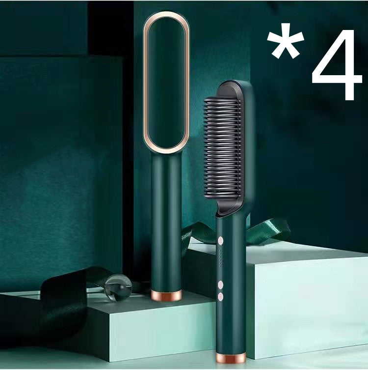 New 2 In 1 Hair Straightener Hot Comb Negative Ion Curling Tong Dual-purpose Electric Hair Brush-4fae6dccafb322bab6364d2c36a5003d