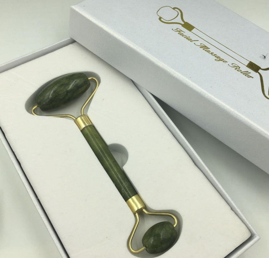 Jade Beauty Device Roller Xiuyu Double-headed Facial Massage Stick Jade Roller-b8adc5474b671db5c4833a4d560b59f2