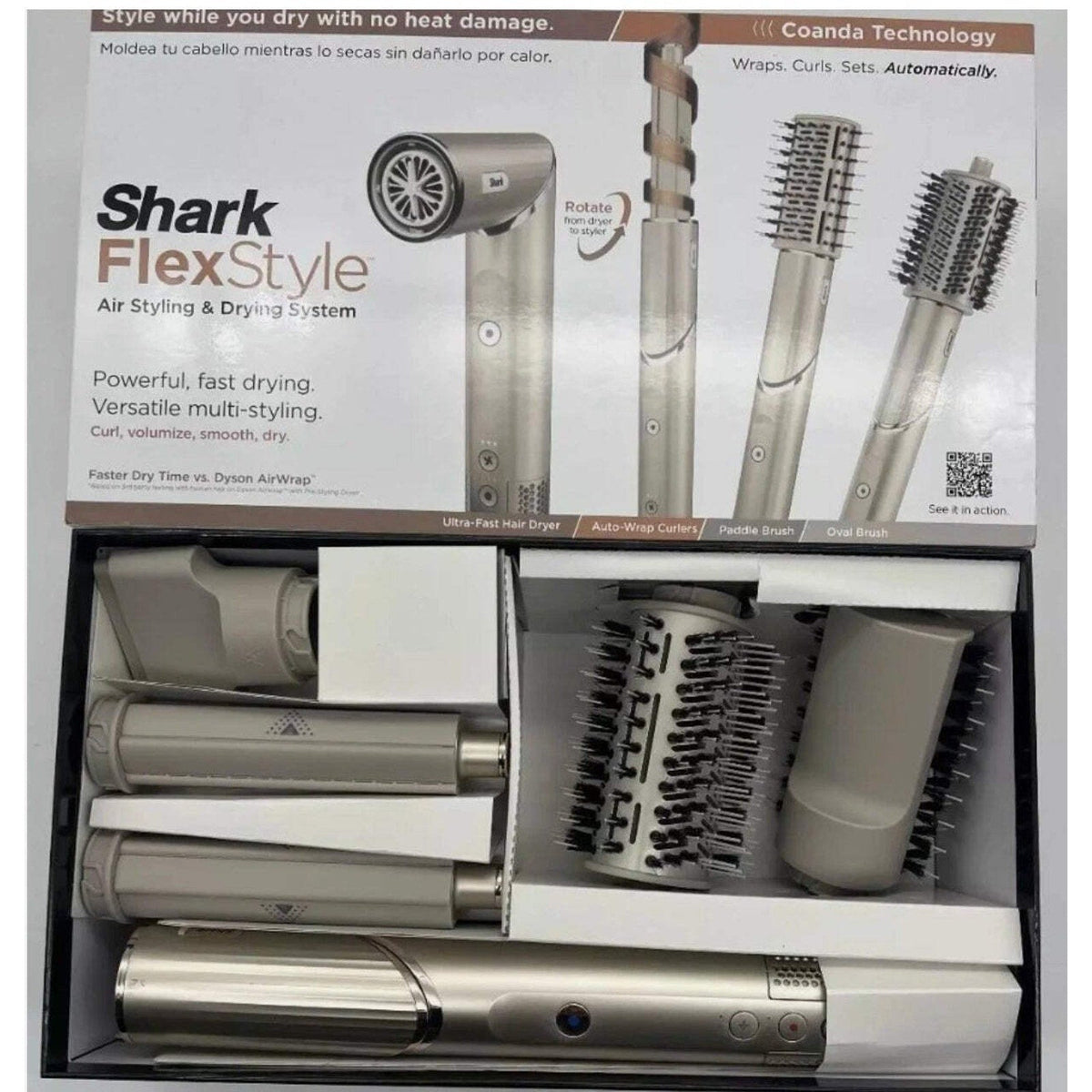 ShARK - FlexStyle Air Styling & Drying System, Powerful Hair Blow Dryer and Mult-ShARK - FlexStyle Air Styling & Drying System, Powerful Hair Blow Dryer and Mult