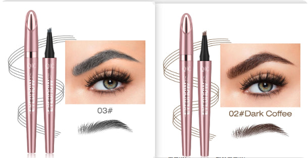 Waterproof And Smooth Not Smudge Four-fork Liquid Eyebrow Pencil-d7b316bcda130647193c2a545252e472