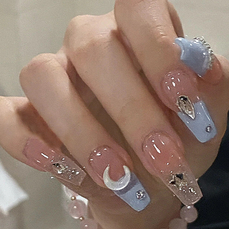 Fake Nails Stars And Moon-6aafdabbfb73d3478081be54e24ed015