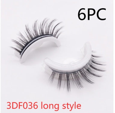 Reusable 3D Mink Lashes Natural False Eyelashes Self Adhesive Fake Glue Free Makeup Eyelash Extension Silk-905a61a77db7b378bc6dee6d63b90b26