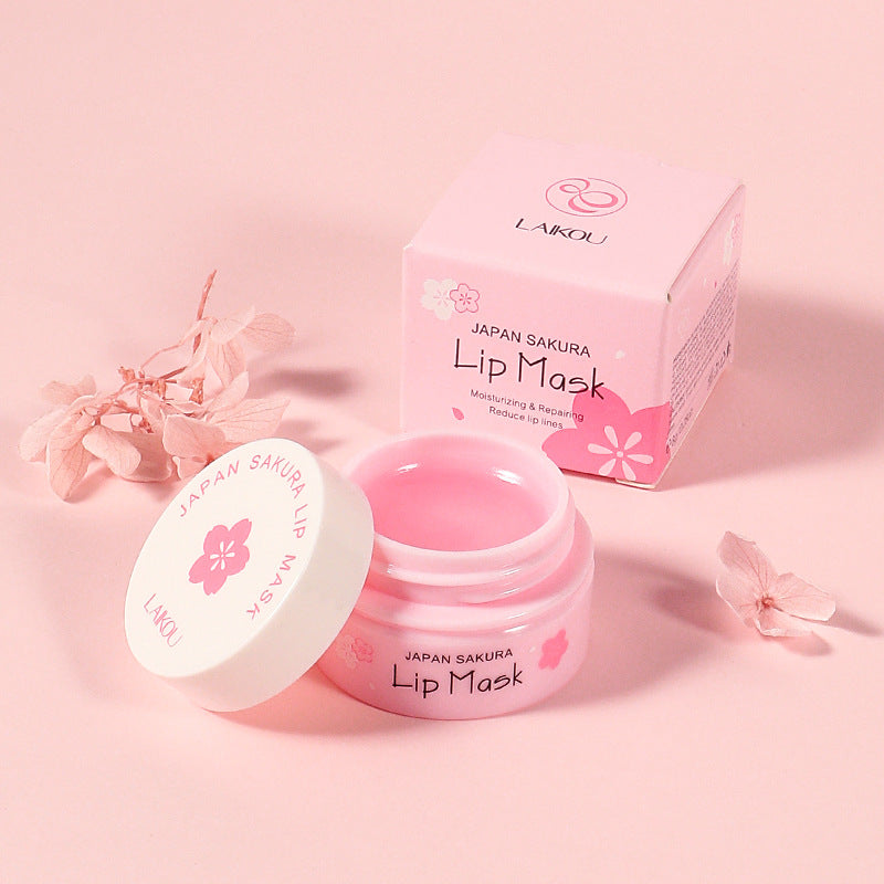 Sakura Lip Mask 8g Bouncy Moisturizing And Moisturizing-798bf112c0934d476a7d4c965e6db085
