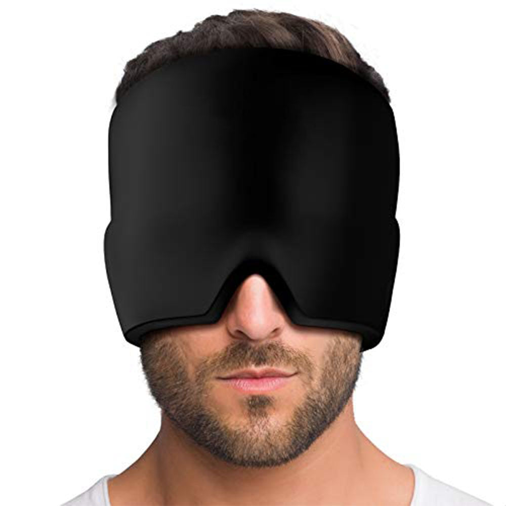 Migraine Relief Hat Cold Therapy Migraine Relief Products Comfortable Head Wrap Ice Pack Eye Mask For Puffy Eyes-6924041099676ee5473650b071d3cc35