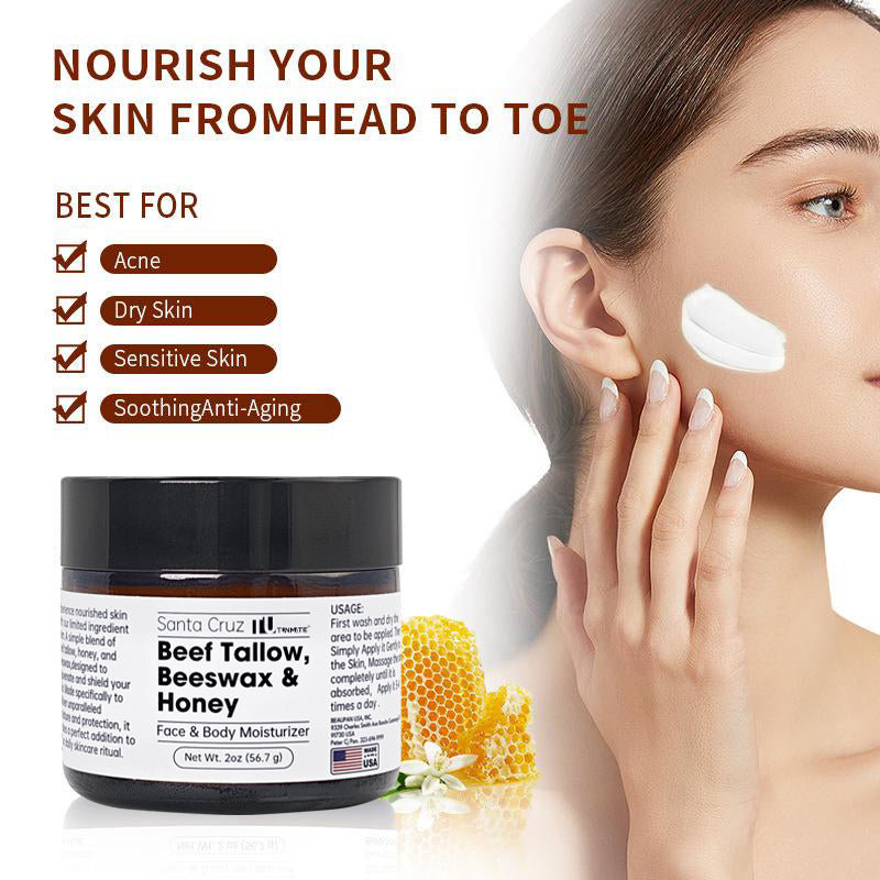 Tunmate Beef Tallow 56.7g Face Cream Lasting Moisturizing Soothing Facial Skin Firming Increase Facial Elasticity Nourishing Smooth Skin Care-203f8dabb56b7f93fbb8a4c467faa204