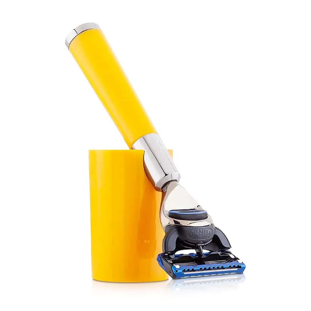 Acqua di Parma Barbiere Yellow Shaving Razor-Acqua di Parma Barbiere Yellow Shaving Razor