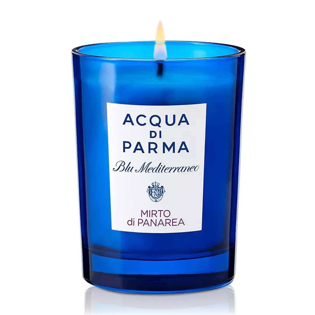 Acqua di Parma Blu Mediterraneo Mirto di Panarea Candle 7 OZ-Acqua di Parma Blu Mediterraneo Mirto di Panarea Candle 7 OZ