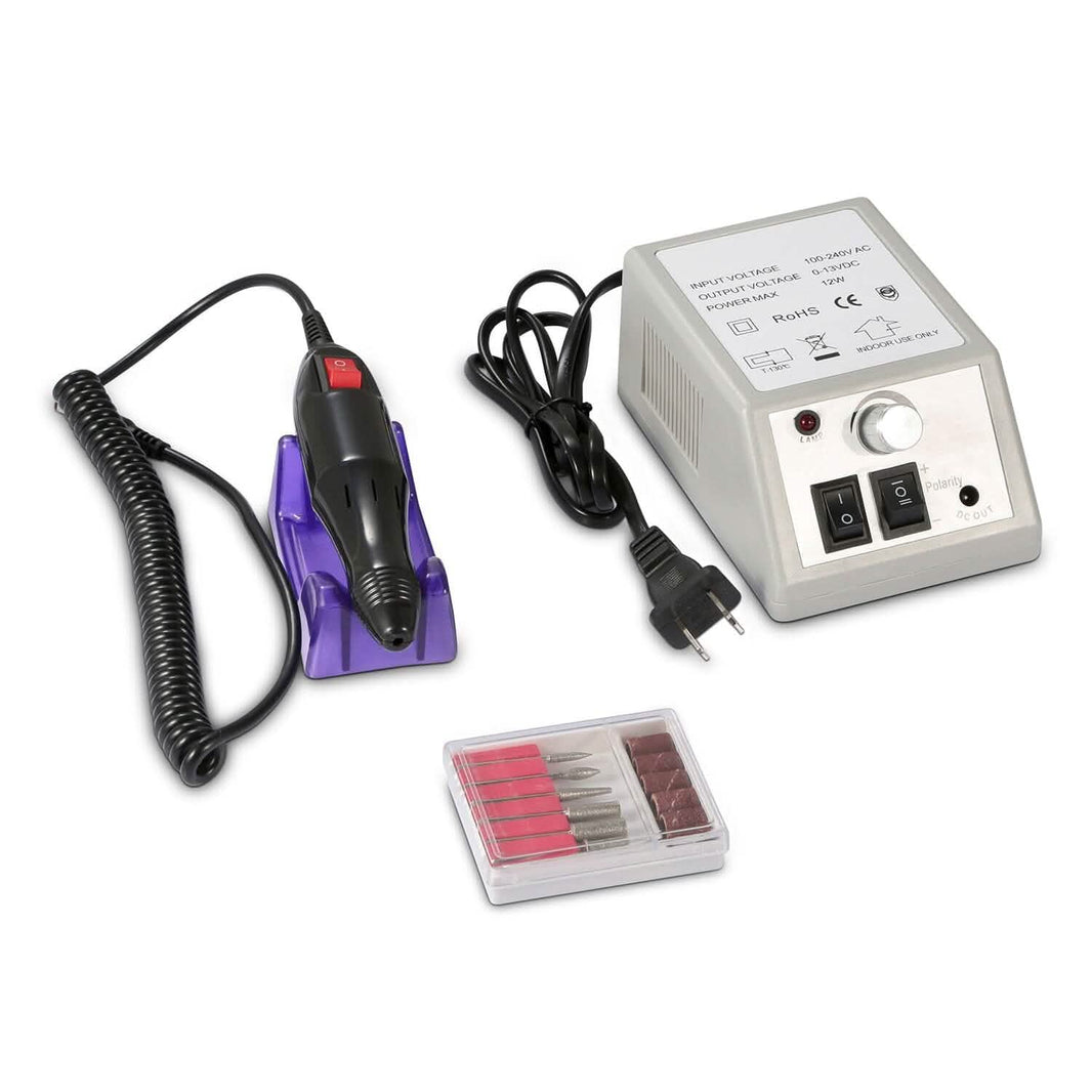 Acrylic Nail Drill Machine 20000RPM with 6 Bits Cuticle Grinder Kit-Acrylic Nail Drill Machine 20000RPM with 6 Bits Cuticle Grinder Kit