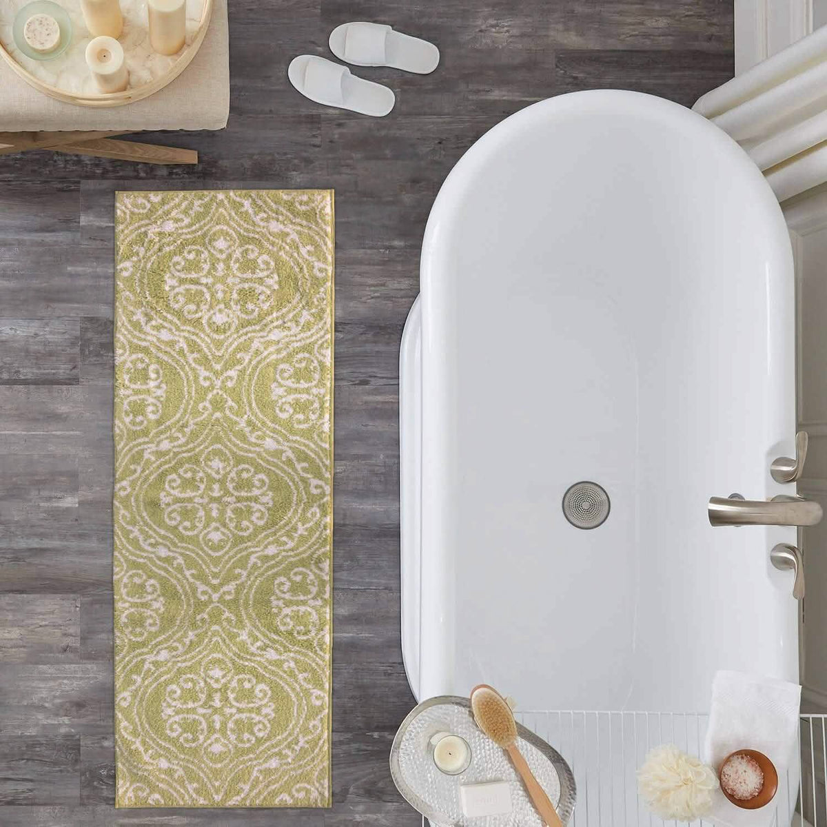 Adele Collection Moroccan Design JQ Bathmat-Adele Collection Moroccan Design JQ Bathmat