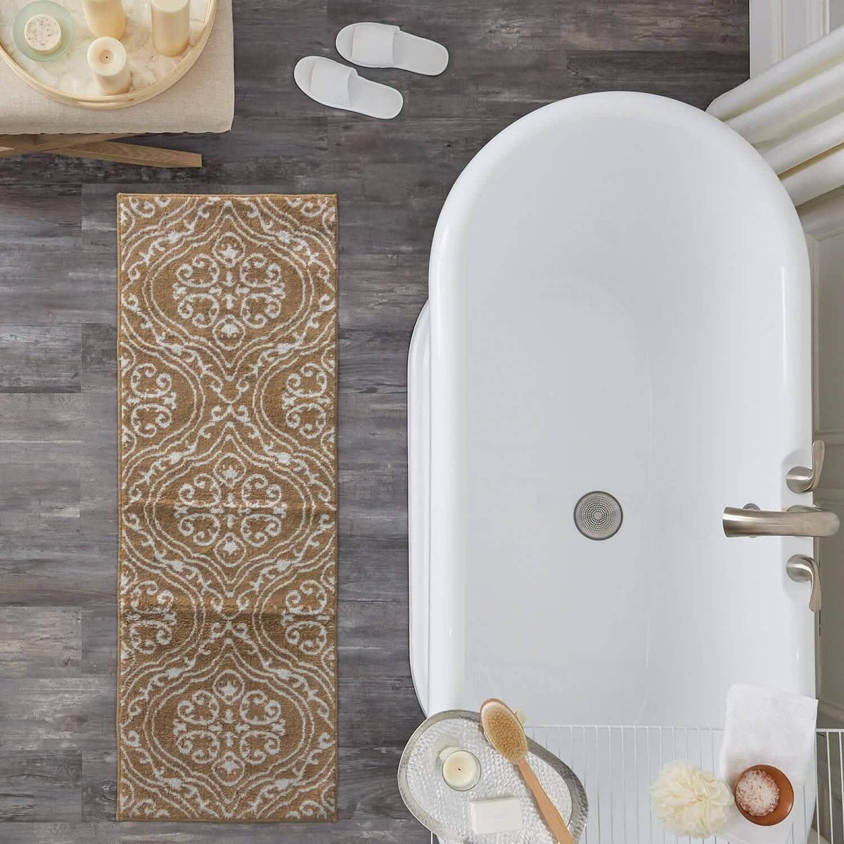Adele Collection Moroccan Design JQ Bathmat-Adele Collection Moroccan Design JQ Bathmat