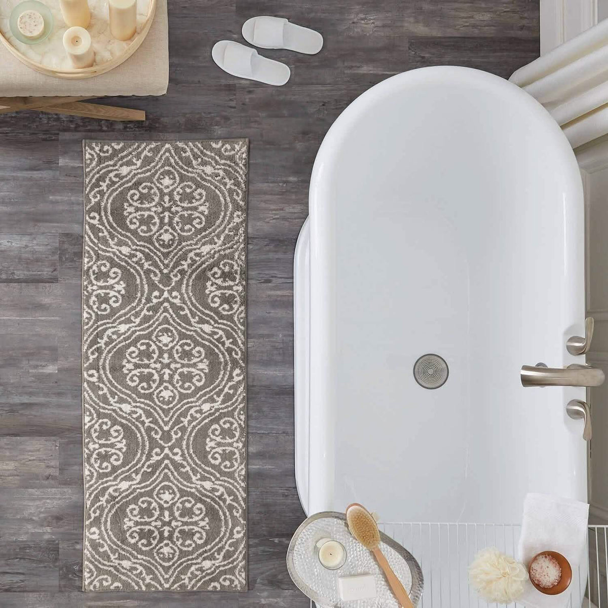 Adele Collection Moroccan Design JQ Bathmat-Adele Collection Moroccan Design JQ Bathmat
