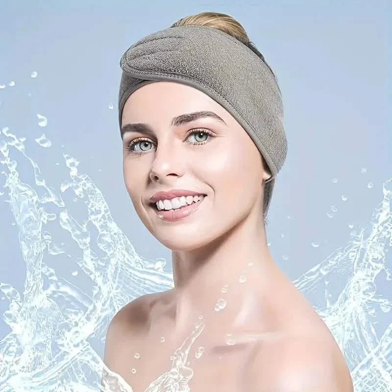 Adjustable Women's Headband - Soft, Non-Slip, Ideal for Makeup, Face Washing, Yoga, and Running-Adjustable Women's Headband - Soft, Non-Slip, Ideal for Makeup, Face Washing, Yoga, and Running