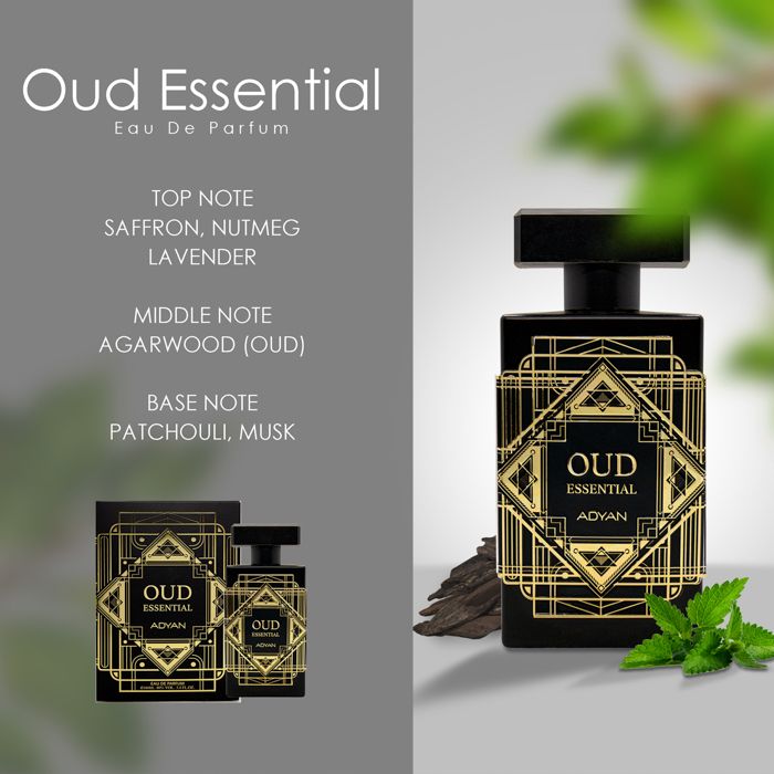 Adyan Oud Essential Extrait De Parfum Unisex 100mL (3.4Oz) Gift Set-Adyan Oud Essential Extrait De Parfum Unisex 100mL (3.4Oz) Gift Set