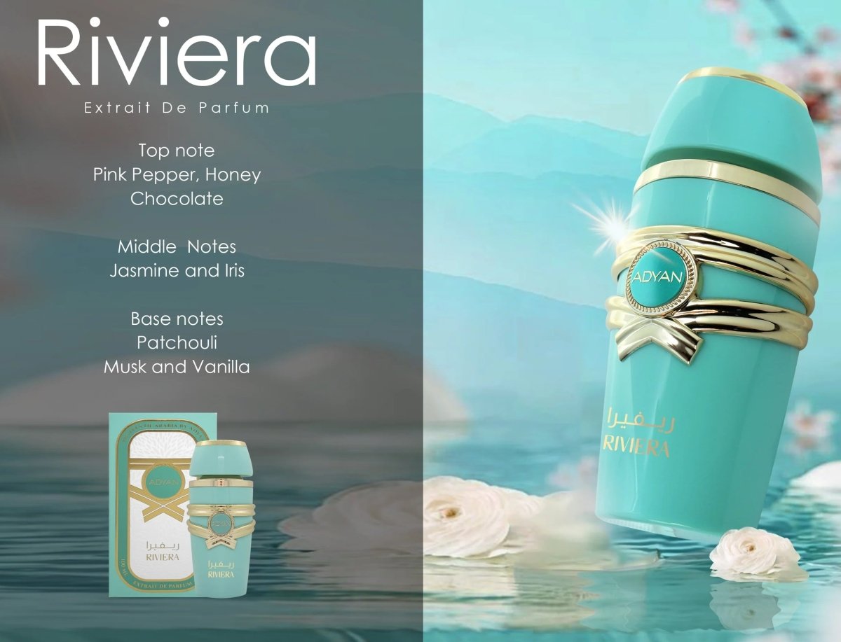 ADYAN Riviera Pastels of Arabia Extrait De Parfum 100Ml 3.4Oz Gift Set-ADYAN Riviera Pastels of Arabia Extrait De Parfum 100Ml 3.4Oz Gift Set