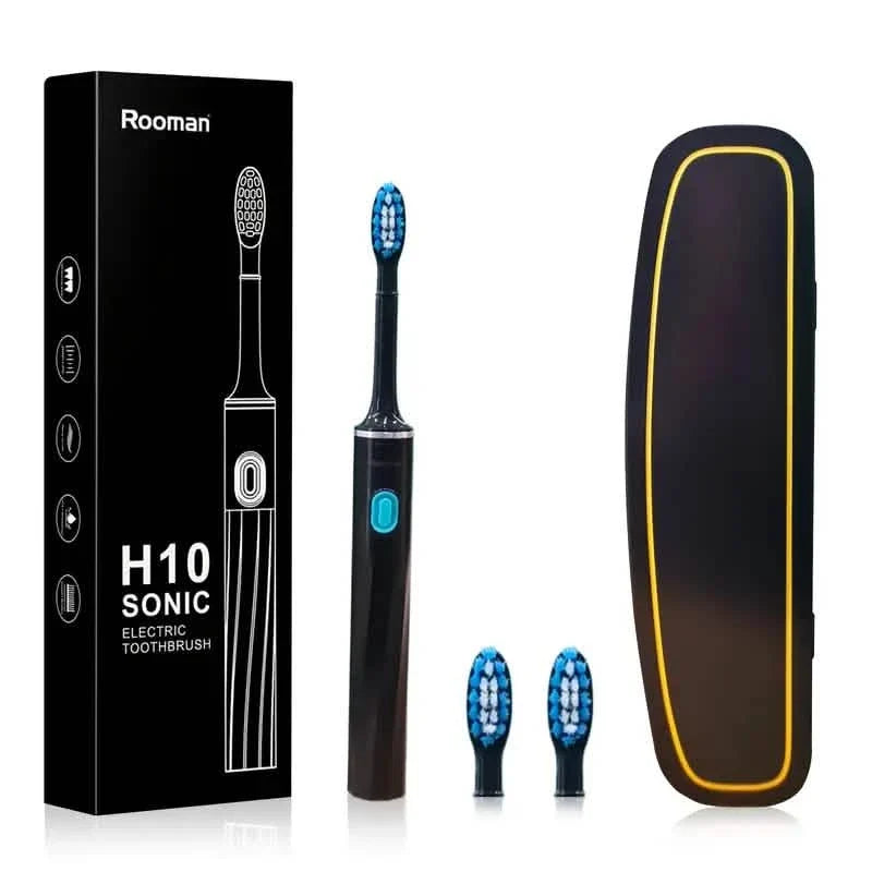Sonic Electric Toothbrush – 6 Brush Heads, 3 Modes, AA Battery, IPX7 Waterproof-Sonic Electric Toothbrush – 6 Brush Heads, 3 Modes, AA Battery, IPX7 Waterproof