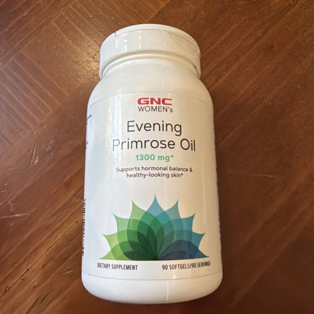GNC Women's Evening Primrose Oil 1300 mg - 90 Softgels - EXP 05/2027-GNC Women's Evening Primrose Oil 1300 mg - 90 Softgels - EXP 05/2027