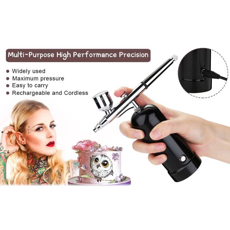 AGPtEK Airbrush Kit Mini Air Compressor-AGPtEK Airbrush Kit Mini Air Compressor