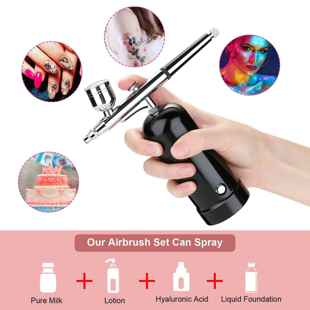 AGPtEK Airbrush Kit Mini Air Compressor-AGPtEK Airbrush Kit Mini Air Compressor