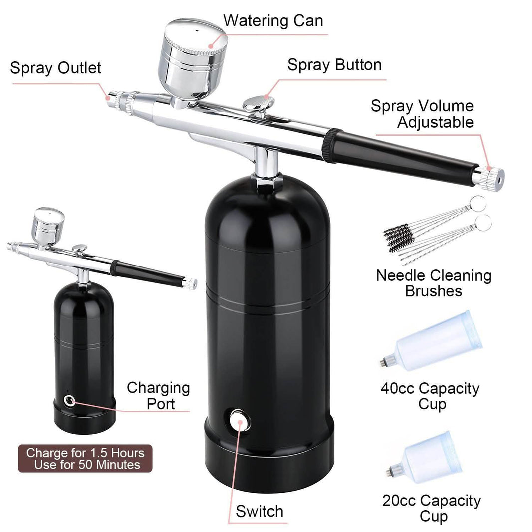 AGPtEK Airbrush Kit Mini Air Compressor-AGPtEK Airbrush Kit Mini Air Compressor