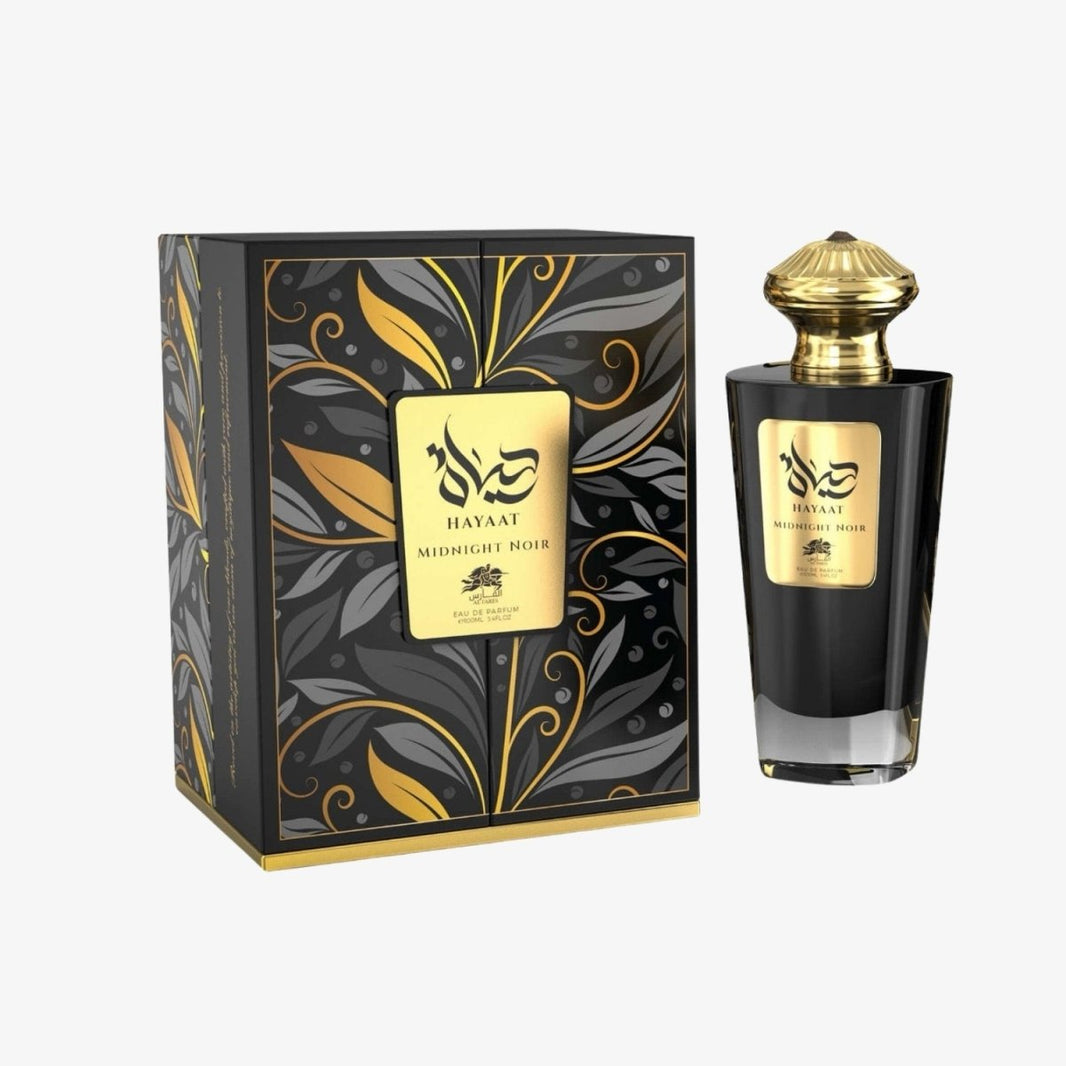 Al Fares Hayaat Midnight Noir EDP Unisex 100ml-Al Fares Hayaat Midnight Noir EDP Unisex 100ml